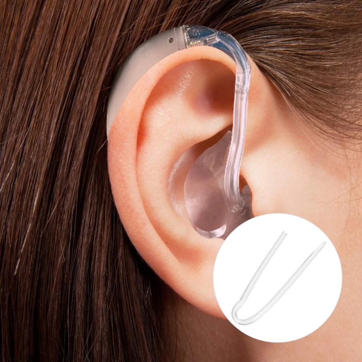 Hearing Aid Bent Tubes | Standard Ear Mould Replacement Tubing | Universal Fit for BTE Hearing Aids 2