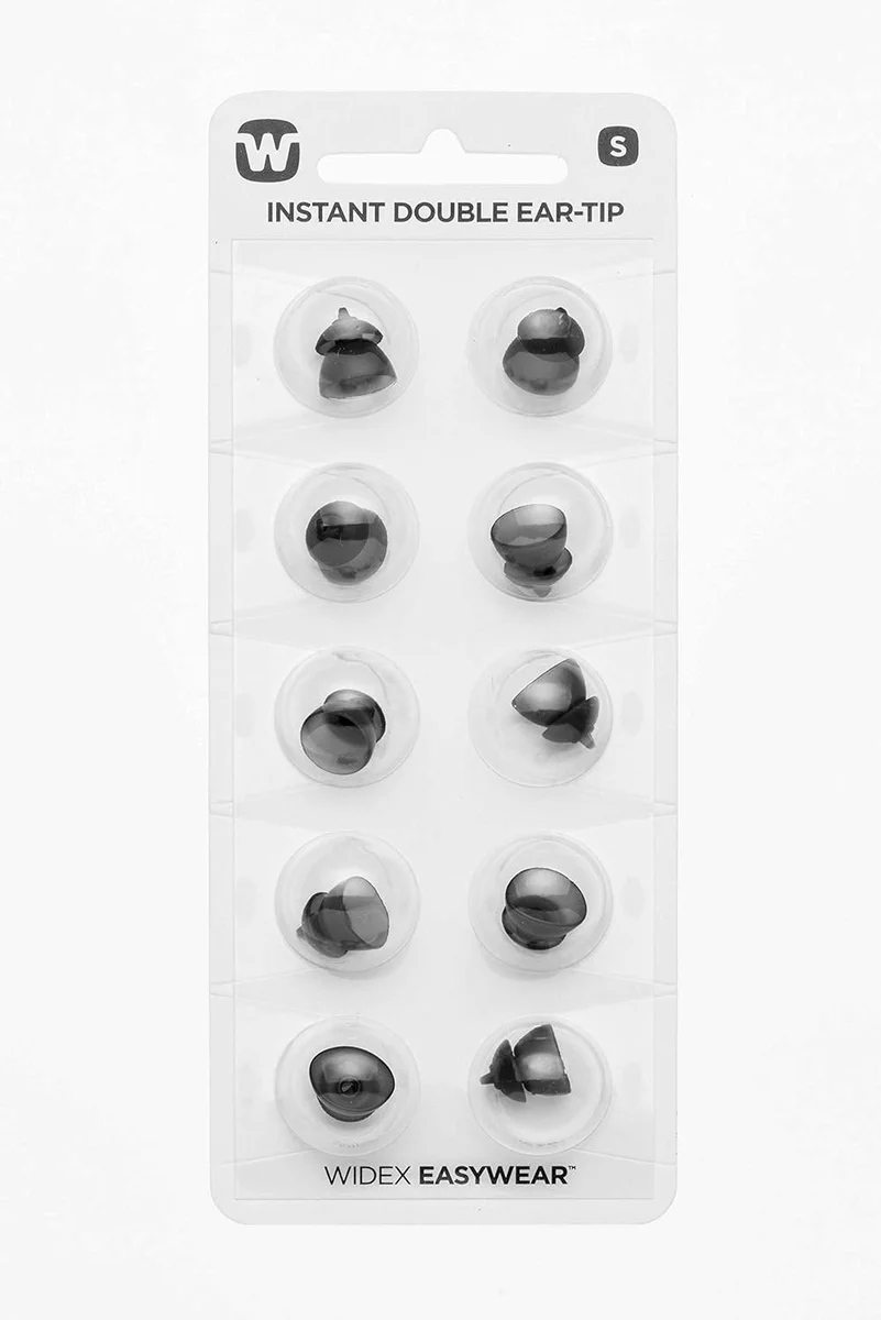 Widex Instant Double Ear Tip – Small (S) | Pack of 10 Domes