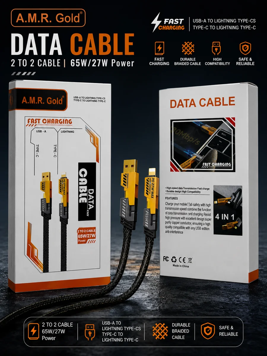 4 in 1 Fast Charging Cable
